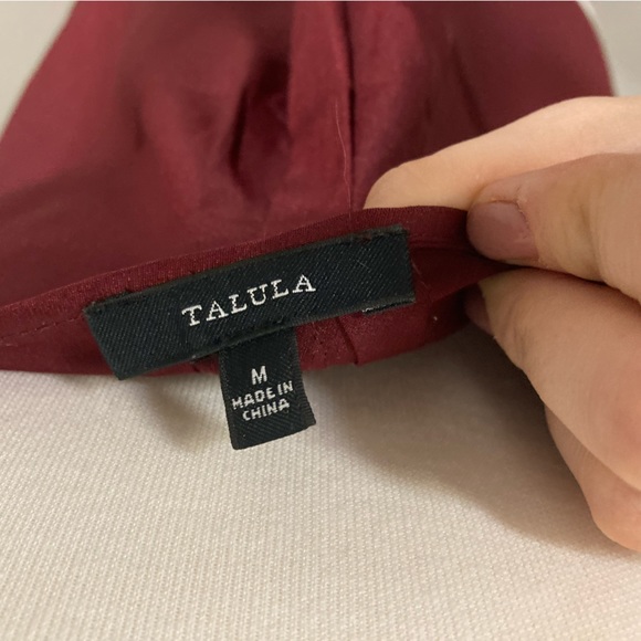 Aritzia - Talula - Wine Coloured Camisole w Lace details - M - Picture 4 of 5
